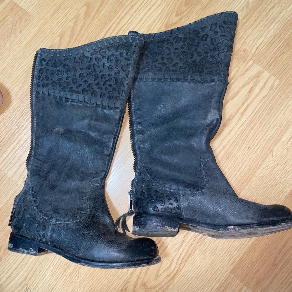Black Knee-High Boots